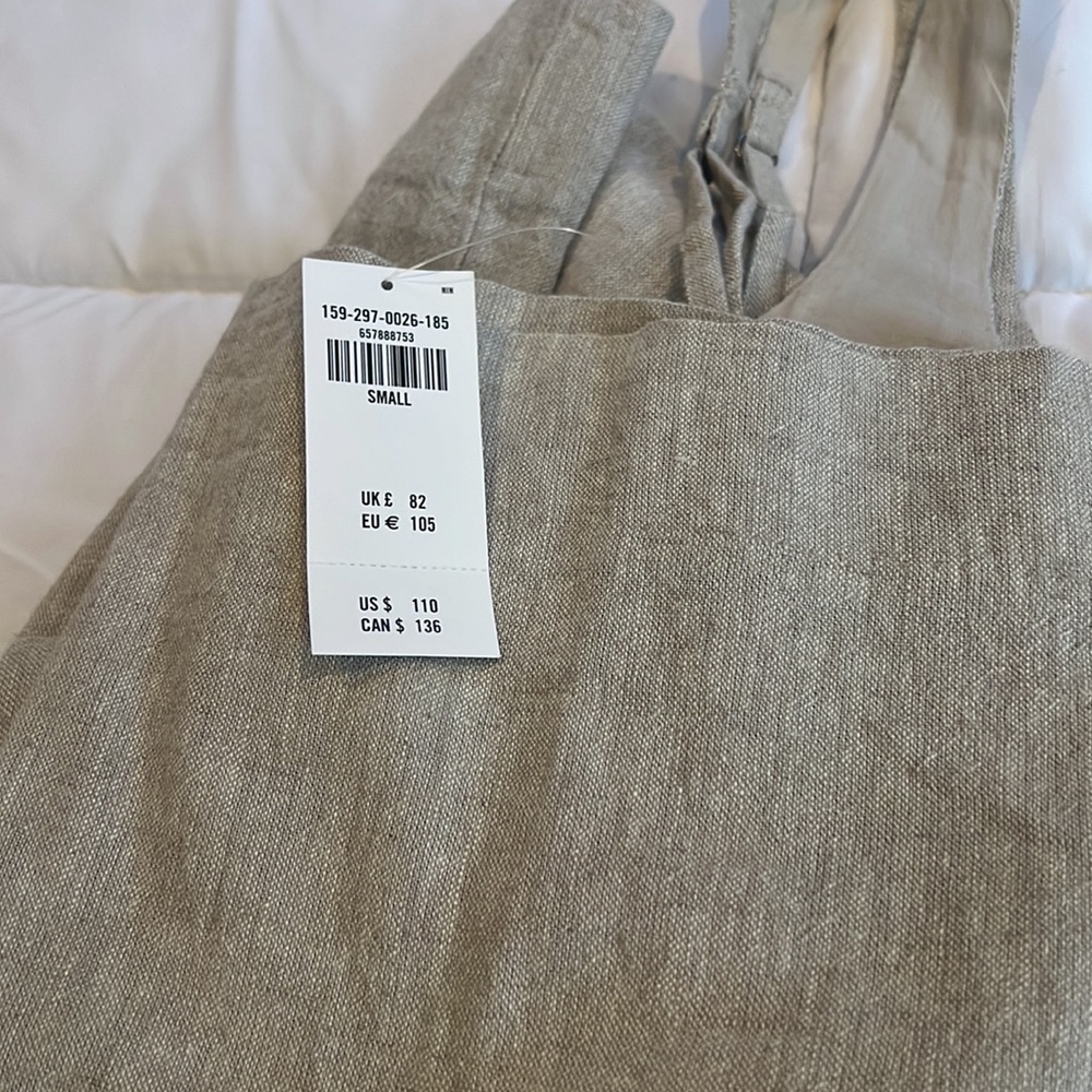 AF Squareneck Linen-Blend Jumpsuit - Picture 4 of 4